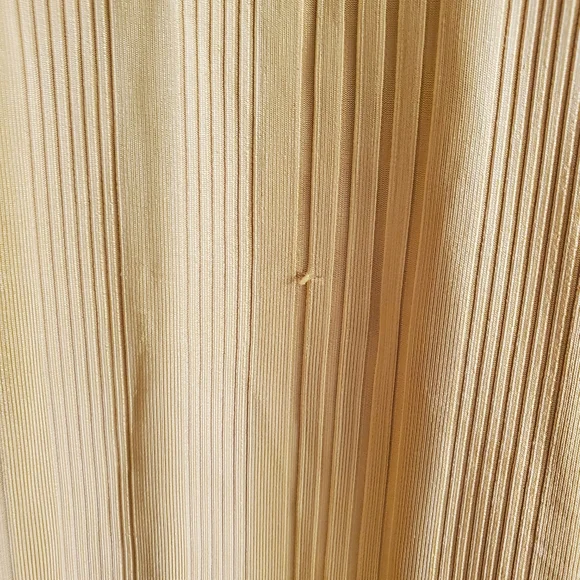 MAGAZINE | Golden mustard yellow button down maxi / midi dress (Size M) - Picture 9 of 10